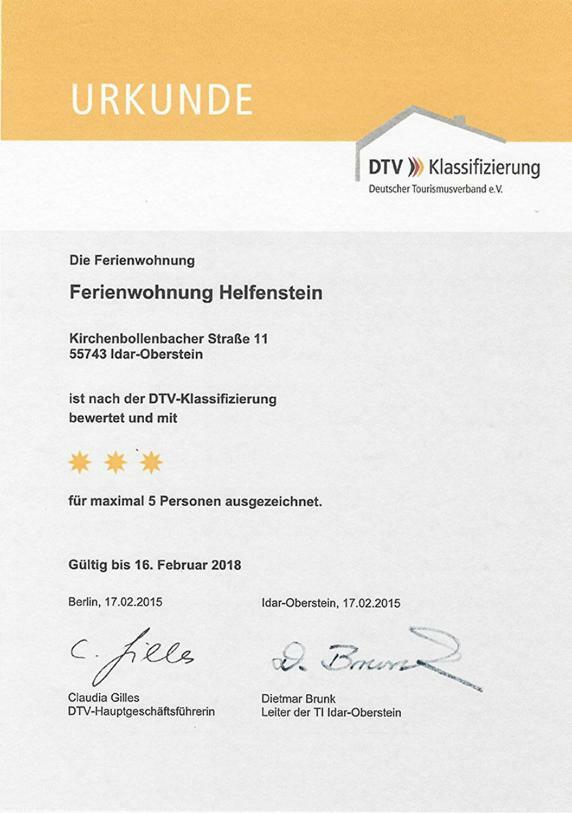 Ferienwohnung Helfenstein Ідар-Оберштайн Екстер'єр фото